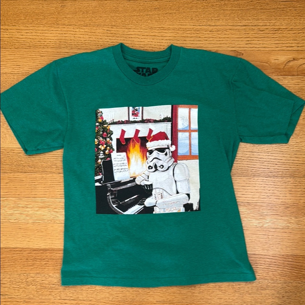 Star Wars Green Stormtrooper Holiday Tee